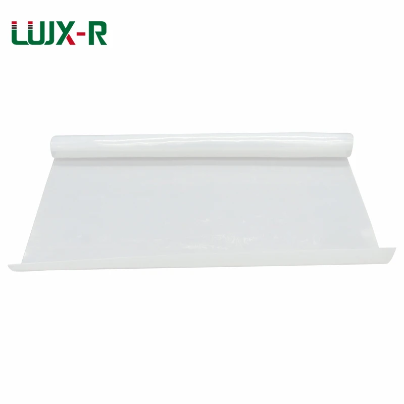 LUJX-R лист силиконовой резины 1 мм белая пластина 250x250 мм коврик силиконовые листы для теплостойких подушек уплотнительная пленка VMQ пищевая