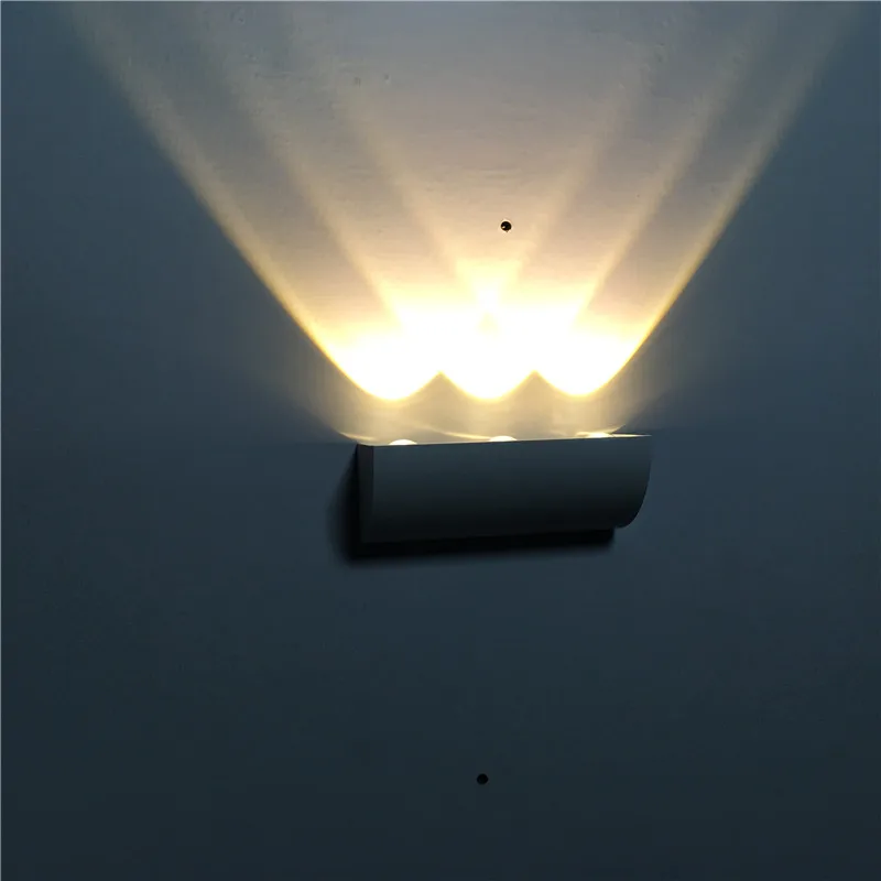 Interior ao ar Livre para Baixo Lâmpadas de Parede à Prova Dwaterproof Luz de Parede Água Iluminação Superfície Montado Led Branco - Preto Casa Jardim Varanda Luz 3w 9 3 Luminárias de parede externas