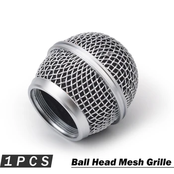 

1 Piece Top Quality Replacement Ball Head Mesh Microphone Grille Cover for Shure BETA58 BETA58A SM58 SM58S SM58LC Accessories