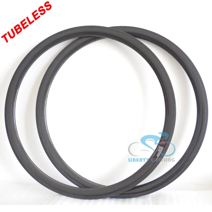 

DEERACE 30mm 700c Carbon Road Clincher Tubeless Bicycle Wheel Rims Bike Rim, 23mm Width