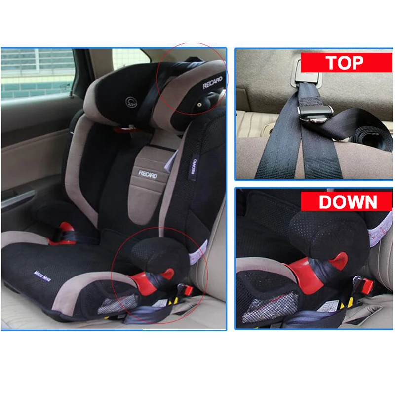 ISOFIX LATCH Belt Connector Interface Connection For Baby Car Safety Seat Child Seats ISOFIX Car Seat