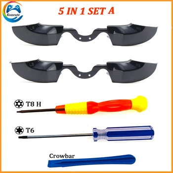 

Replacement LB RB Bumpers Buttons Key+T6&T8 Screwdrivers Repair Tools+Crowbar For Microsoft Xbox one Elite Controller free shipp