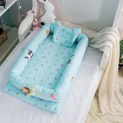 90*50*15 см складной спальная кроватка кровать переносная люлька переносная детская кроватка для путешествий Детские бампер Детские
