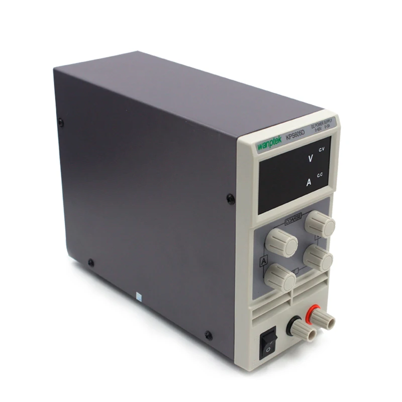DC лабораторный источник питания KPS605D 60V 5A однофазный регулируемый SMPS цифровой регулятор напряжения 0,1 V 0.01A мини источник питания
