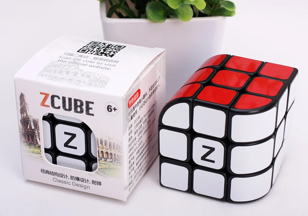 Z cube 3x3x3 Penrose cube Curve Cubo 3x3 56 мм магический куб головоломка скорость профессионального обучения Обучающие кубики magicos детские игрушки