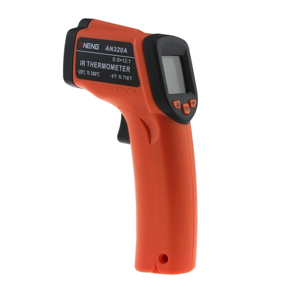 New Professional AN320A Infrared Thermometer LCD Digital Display Laser