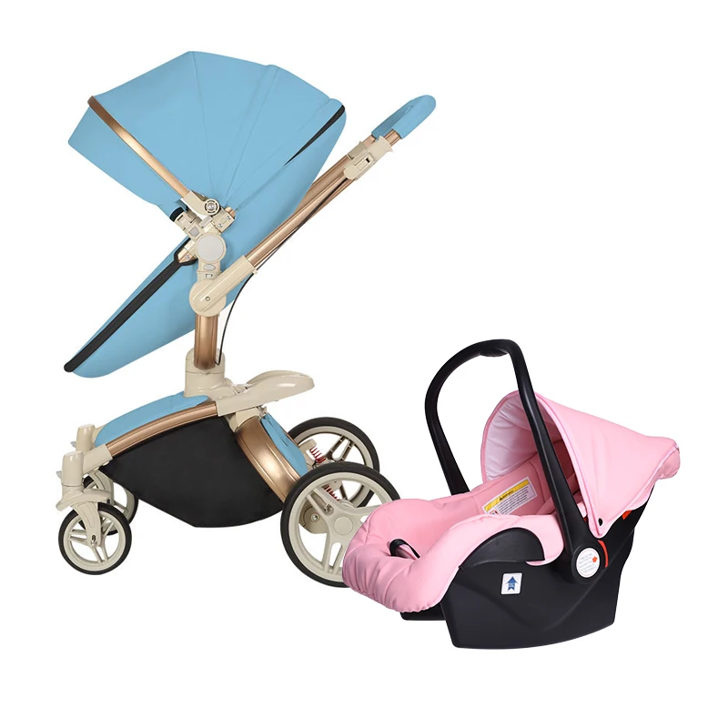 

Multi-color two-in-one stroller comfortable shock absorber multiple functions easy to fold