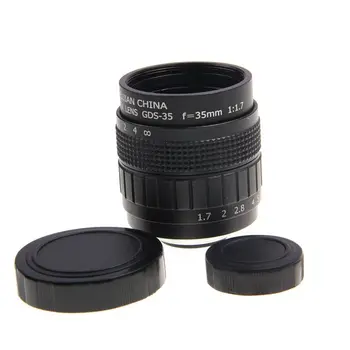 

FUJIAN 35mm F1.7 CCTV F1.7 Lens+C Mount for Micro 4/3 m4/3 Olympus OM-D EP1/II EP2 EP3 EP6 E-PL6/E-PL7/E-PL8 EPL3 E-M5/II E-M10