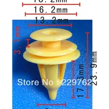 100 шт., дверная панель и задняя панель, нижний фиксатор для Toyota Land Cruiser и 2WD Tuck 1991-на авто зажимы