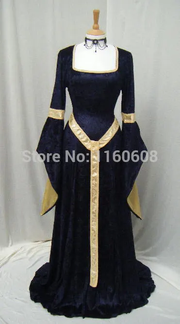 Эльфийское платье средневекового Ренессанса сказочное платье на заказ все размеры