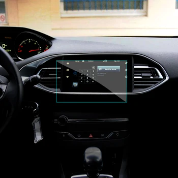

9.7 inch Car GPS Navigation Screen Tempered Steel Protective Film For Peugeot 308 408 508 208 308S Control of LCD Screen Sticker