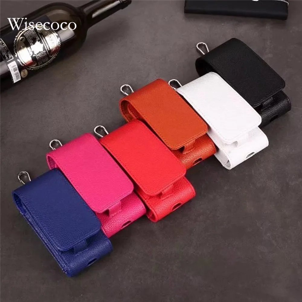 

Litchi Leather Case for iQOS 2.4 plus Electronic Cigarette Carrying Pocket Box Holder Storage Charge Anti Scratch Protective