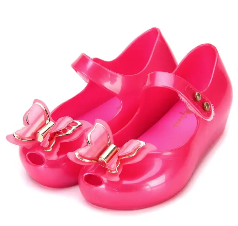 3D бабочка милые пластиковые сандалии для девочек 2019 новая детская обувь детские сандалии удобные туфли принцессы для девочек сандалии