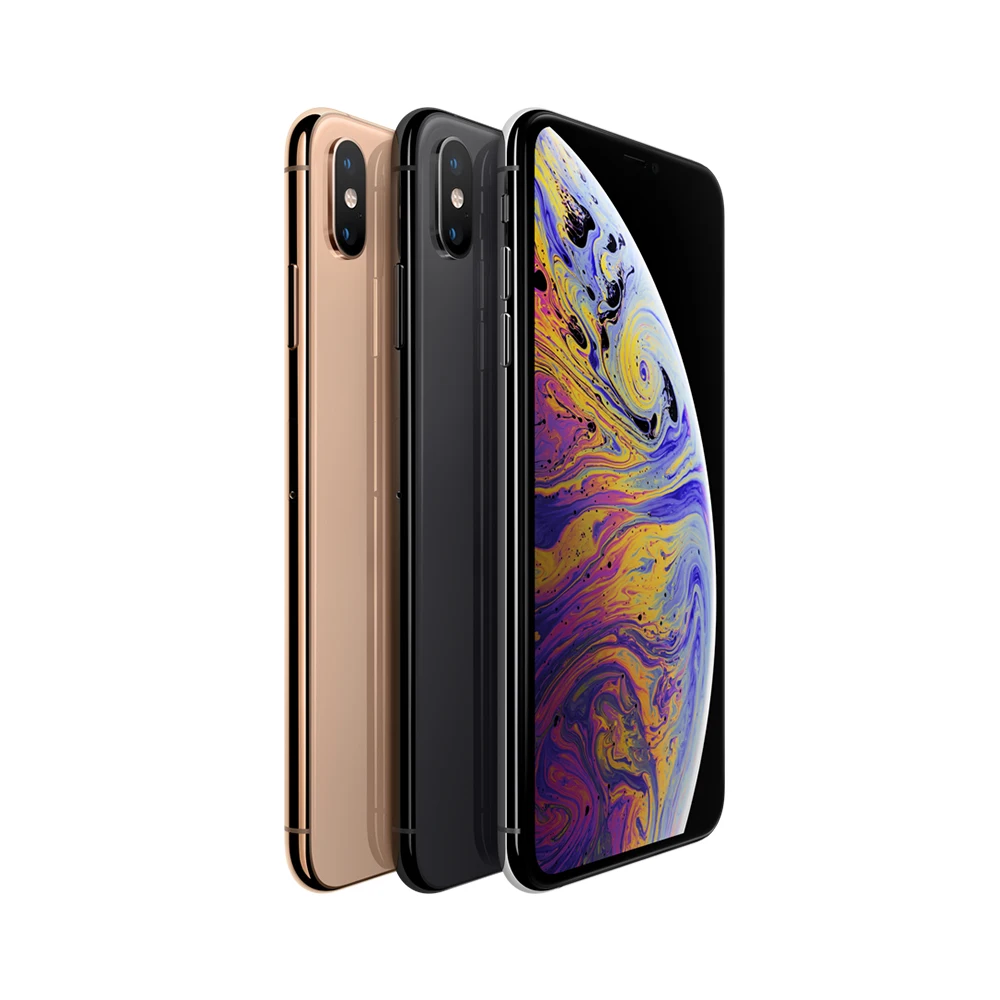 Apple iPhone XS Max | смартфон с двумя sim-картами полностью разблокированный 6,5 дюймовый большой экран 4G Lte Apple смартфон