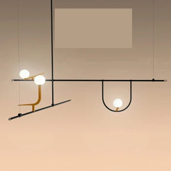 

Nordic restaurant chandelier creative bird personality modern simple table bar cafe art designer chandelier