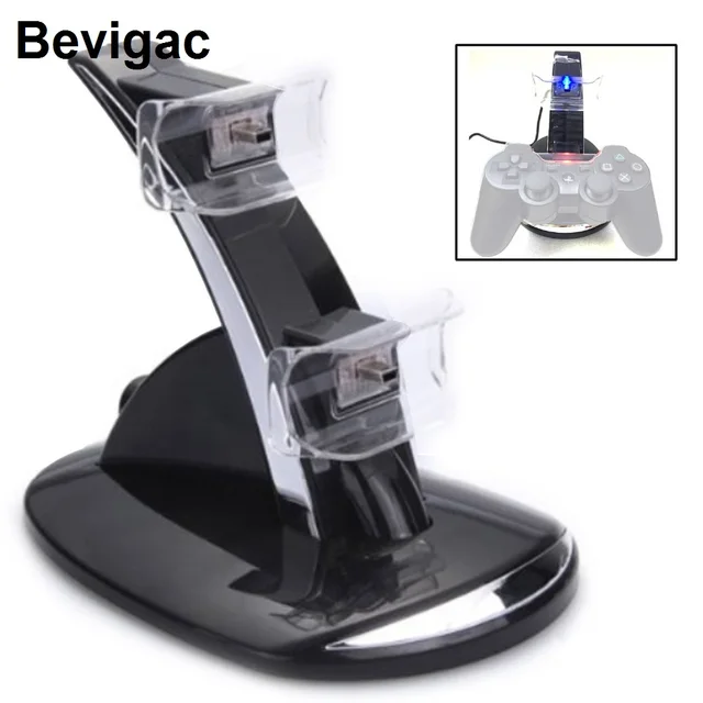 Best Offers Bevigac Dual USB Charging Dock Station Stand Mount Holder Adapter for Playstation PS3 PS 3 Wireless Game Controller Accessories Best Offers Bevigac Dual USB Charging Dock Station Stand Mount Holder Adapter for Playstation PS3 PS 3 Wireless Game Controller Accessories
