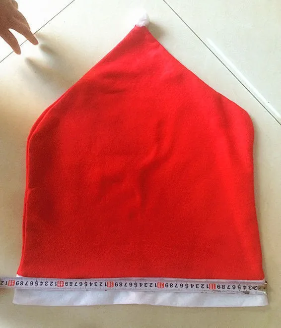 3 шт. стул Чехлы для christmasn украшение relogio красная шляпа Санта узор новинка чехлы на стулья для обеденного стула Кепки на Рождество