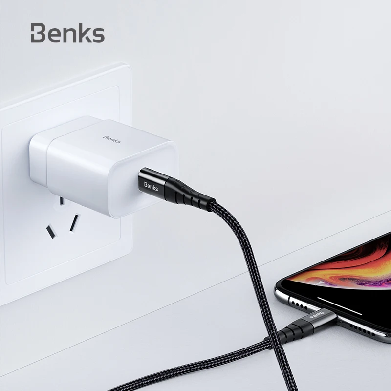 Benks портативное быстрое PD зарядное устройство Тип C 18 Вт Быстрая зарядка