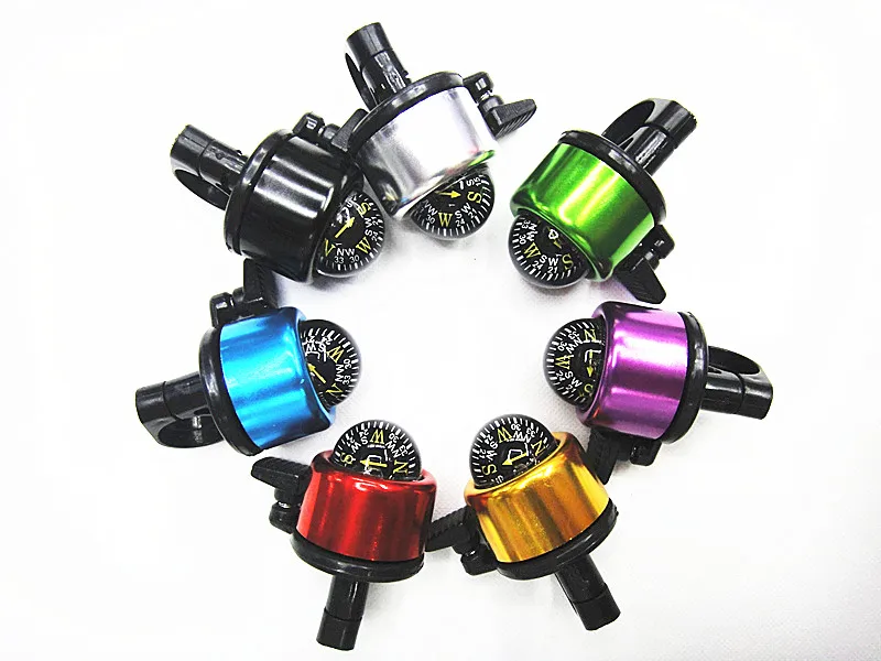 

New Bicycle Safety Metal Ring Handlebar Bike Bicycle Bell Cycling Compass Ring-down Horn Bicycle Bell