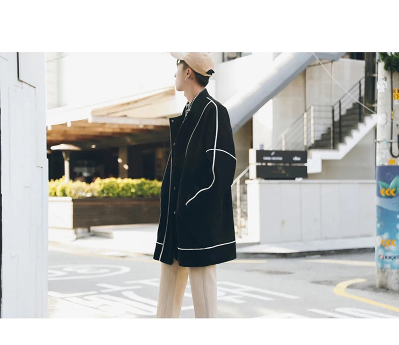 Warm Male Trench Coat Wool Liner Long Thick Fleece Jacket Men Fur Inside Parka Winter Jackets  (20)