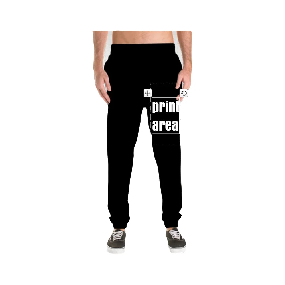 Индивидуальные мужские штаны для бега, повседневные эластичные штаны для фитнеса, спортивные штаны с принтом логотипа/текста/фото