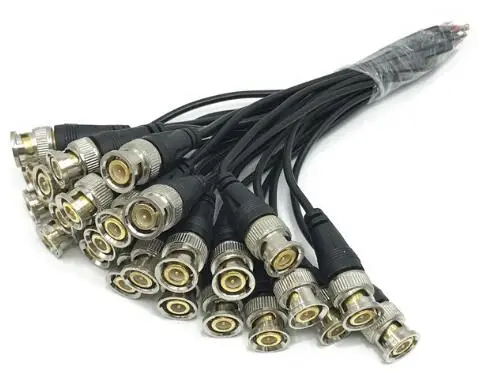 

20cm a Single BNC Male Wire Adaptor with Cable Video Connector Line for Surveillance Camera
