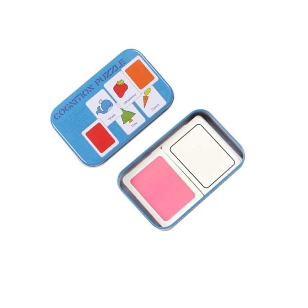 Tarjeta de aprendizaje bebé niños universales tarjeta cognitiva con hierro caja Carry niños inglés herramienta aprender Educativos herramientas Tarjeta de aprendizaje bebé niños universales tarjeta cognitiva con hierro caja Carry niños inglés herramienta aprender Educativos herramientas