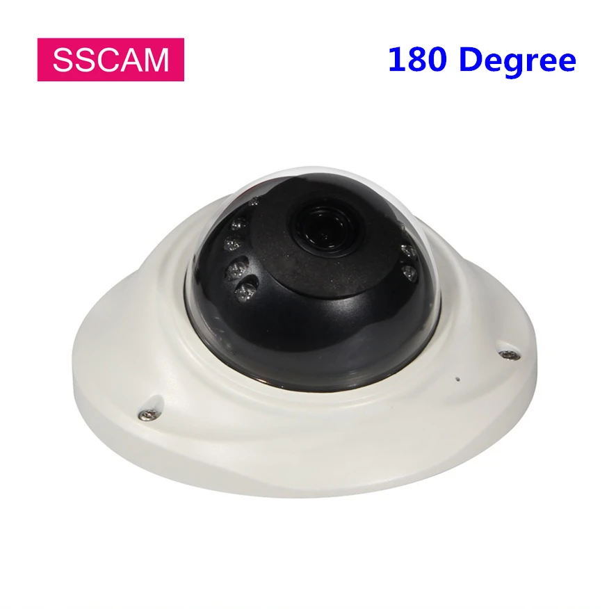 5MP Mini AHD Infrared CCTV Dome Camera Fisheye Wide Angle Surveillance Security Camera Support AHD/TVI/CVI/CVBS