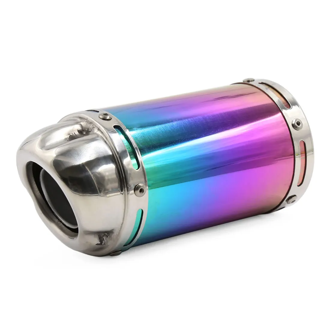 

X Autohaux Universal Colorful Motorcycle Scooter Exhaust Pipe Muffler Silencer 170Mm X 100Mm