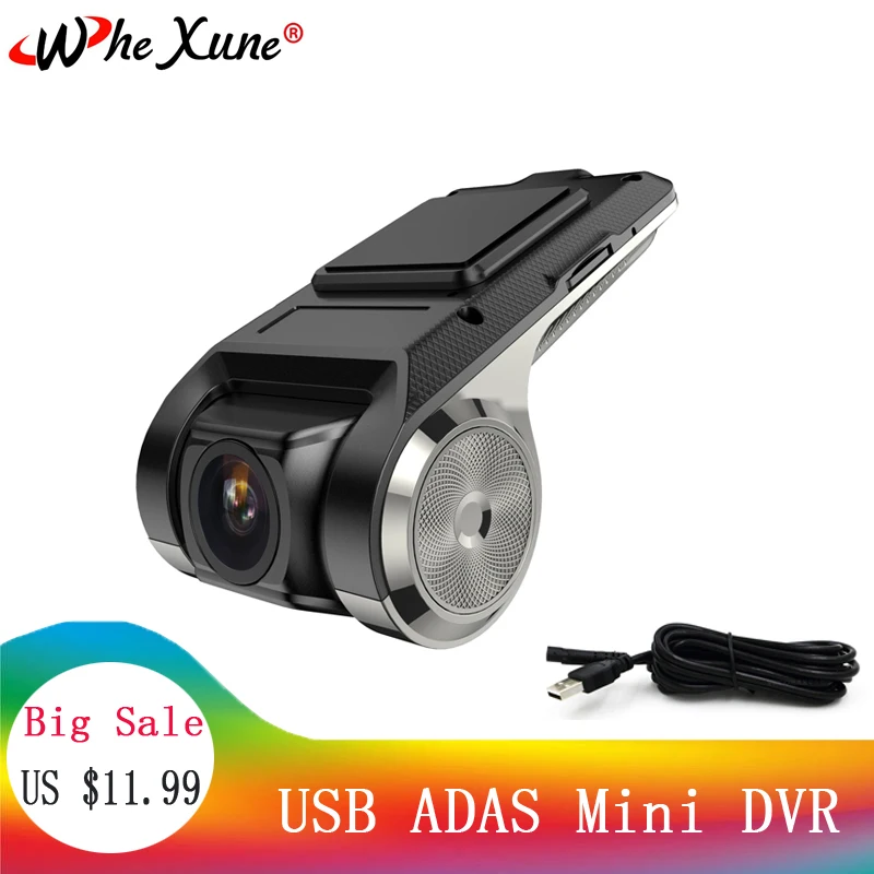 

WHEXUNE Original U2 Full HD 1080P Mini Car DVR Camera ADAS Auto Digital Video Recorder Dash Cam for Android Multimedia player