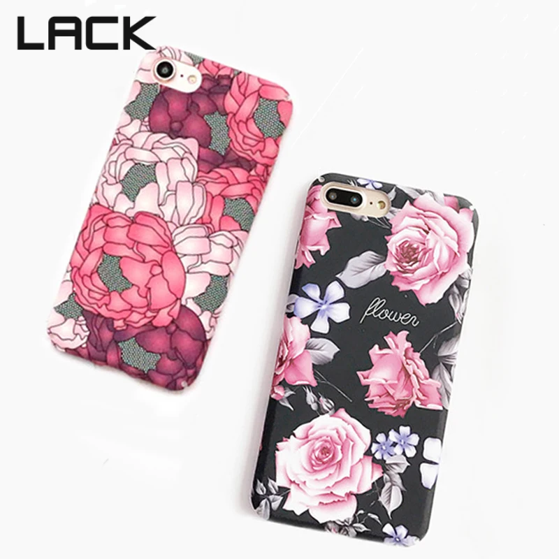

LACK Retro Rosas Flower Floral Phone Cases For iphone 7 7Plus Plants Leaf Hard Protect Back Cover For iphone 7 Coque Fundas