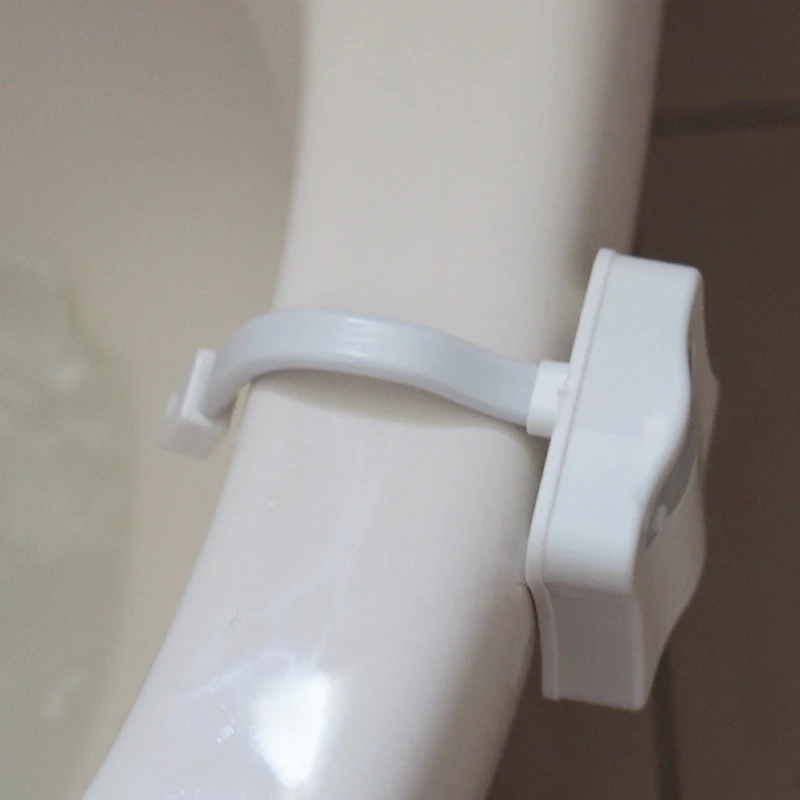  8 Color LED Toilet Light Smart human Motion Sensor Lamp Bathroom Toilet Night Light PIR Automatic A - 32829338917
