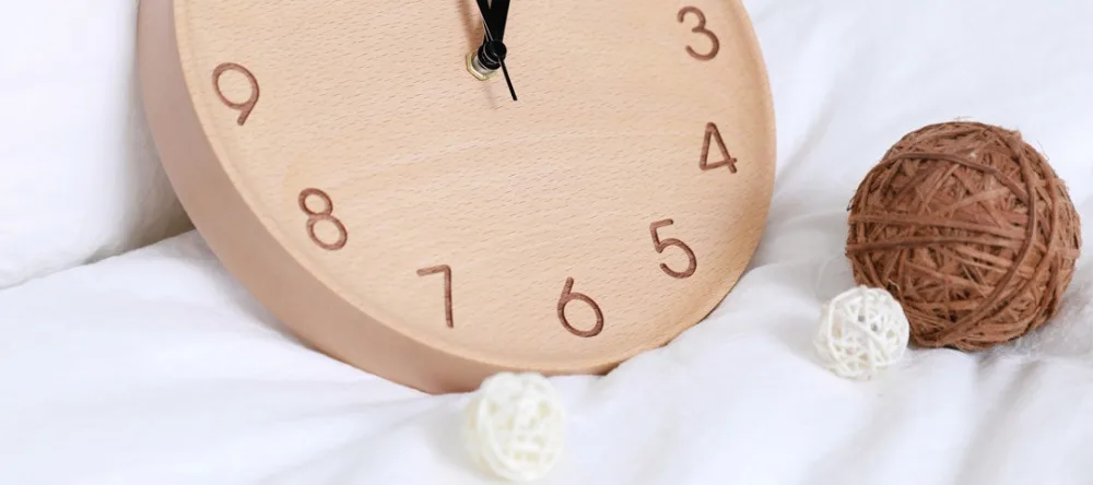 New Version Xiaomi Watch Wood Simple Digital Clock Wood Texture, Simple Design, Timepiece Timekeeper horologe (1)