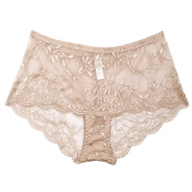 New products women Low wais sexy lace comfortable Red wine Six colors