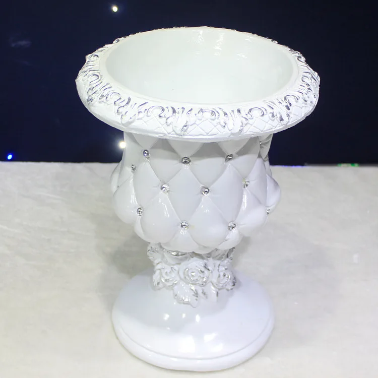 Wholesale Free Shipping Home Decor Resin Flower Vase For Wedding