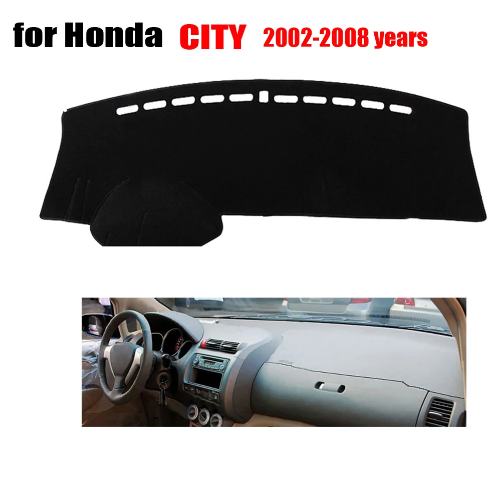 Чехлы для приборной панели автомобиля RKAC Honda old CITY 2002-2008 лет левосторонний коврик