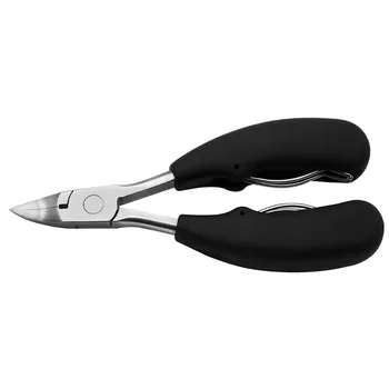 

Toenail Clippers Trimmer Pedicure Kits Stainless steel Toenail Clipper rubber handle for Thick or Ingrown Toenails with Cleaner