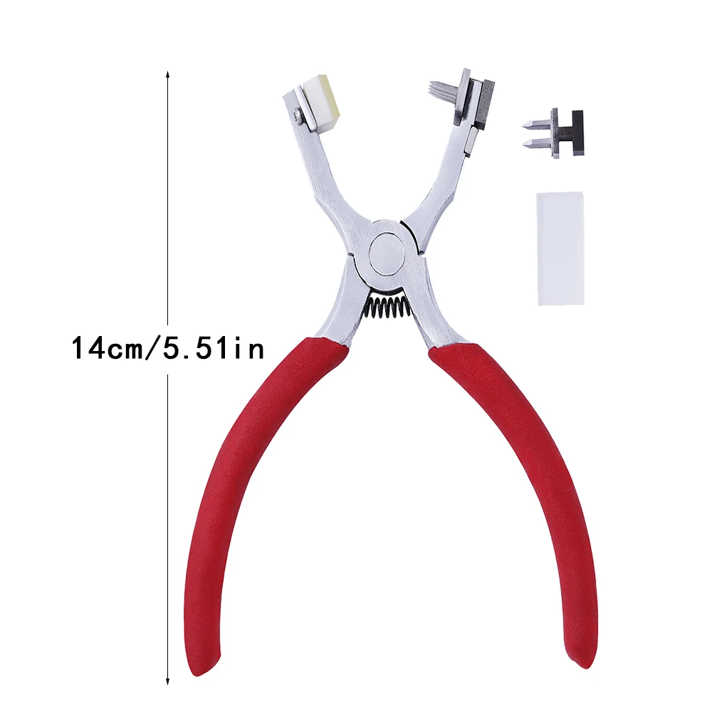 LMDZ бесшумные инструменты для рукоделия, кожевенные инструменты, Дыроколы, ромбовидные плоскогубцы, сшивающие Ручные плоскогубцы 2+ 4 зубные ромбовидные плоскогубцы
