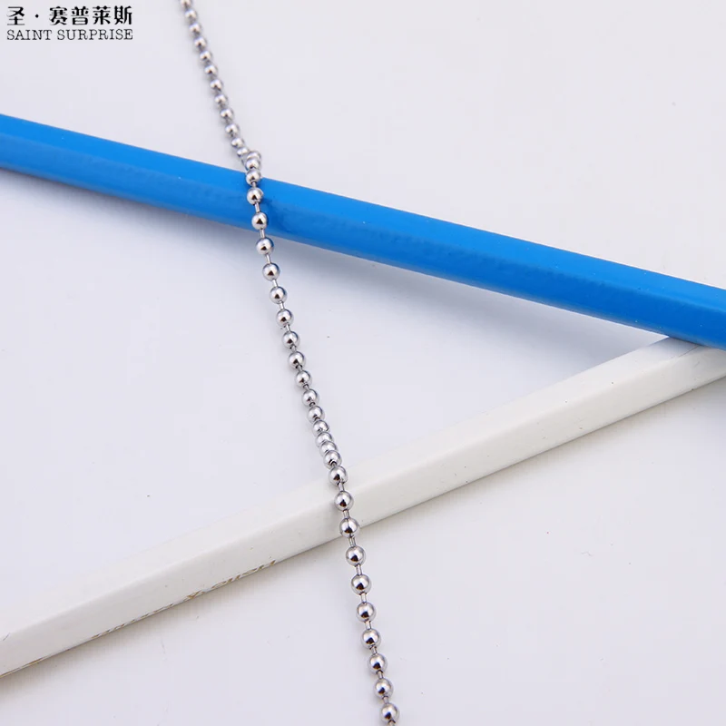 2.4mm Stainless Steel Bead Ball Chain (2)
