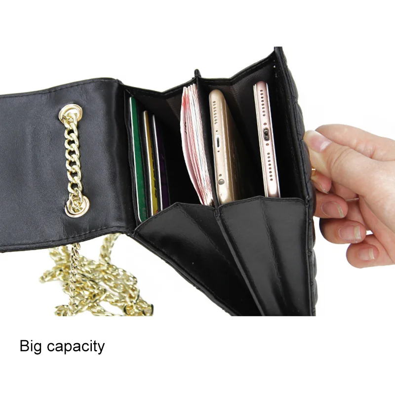  Genuine Leather Fashion Designer Phone Purse Mini Shoulder Bag Quality Sheepskin Small Flap Bags Wo - 33043295602
