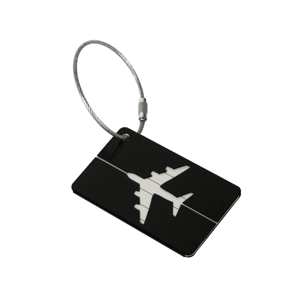 Fashion Metal Travel Luggage Tags Baggage Name Tags Suitcase Address Label Holder Aluminium Alloy Luggage Tag Travel Accessories
