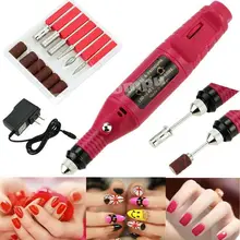 Дизайн ногтей электрическая ручка буферная дрель форма r машина 6 бит Набор инструментов для маникюра Маникюр дрель Аксессуары для ухода за ногтями форма ручки