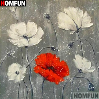 

HOMFUN Full Square/Round Drill 5D DIY Diamond Painting "Flower landscape" 3D Embroidery Cross Stitch 5D Decor Gift A18359