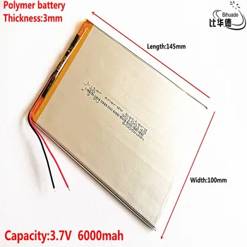 

30100145 Universal For Digma optima 10.6 3G TT1006MG / For irbis tz172 Tablet Battery 6000mah 3.7V Polymer li-ion