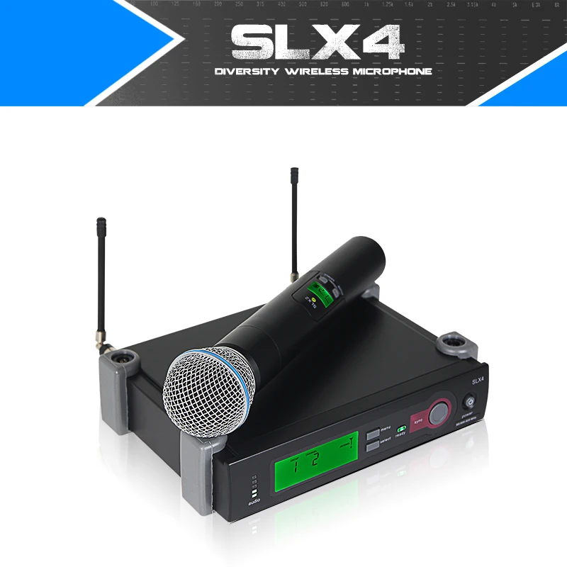 Wireless Microphone Adjustable frequency UHF SLX24