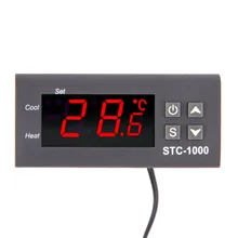 

Two Relay Output LED Digital Temperature Controller Thermostat Incubator 110-220V 10A NTC Sensor Aquarium Heater Thermoregulator