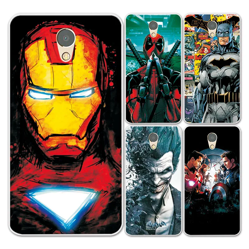 

For Lenovo P2 Case Cover Charming Marvel Avengers Captain America Shield Iron man Fundas For Lenovo Vibe P2 P2C72 Soft Case