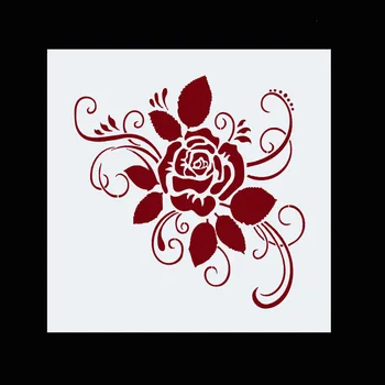 

13cm Rose Flower DIY Layering Stencils Wall Painting Scrapbook Coloring Embossing Album Decorative Card Template