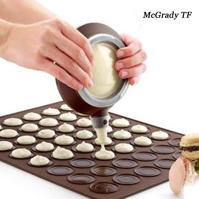 Cake Muffin Macaroon Macaron Piping Kitchen Decorating Tip Sets Bakery Decorative Silicone icing Baking Tool Pot 4 Nozzles Set