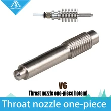 3D printer V6 nozzle integrated heat pipes 2 in 1 Integrated Feeding Tube Multi Color single hotend for integration kit